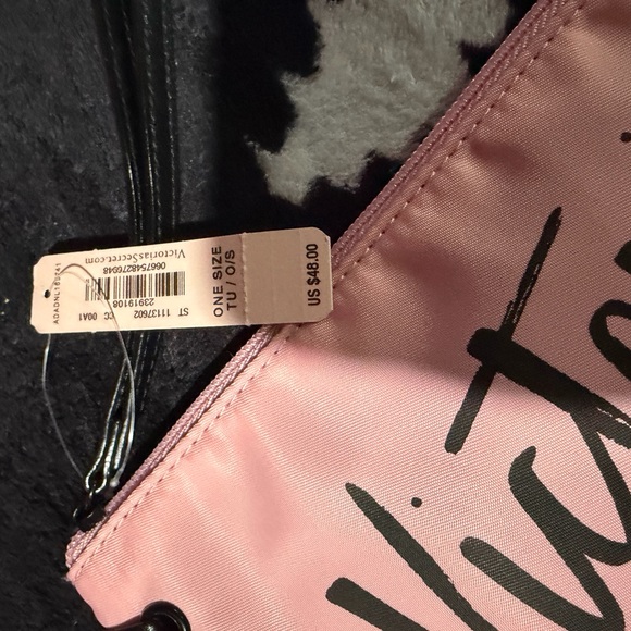 Victoria's Secret Pink Clutch with Black Accents - Picture 2 of 3